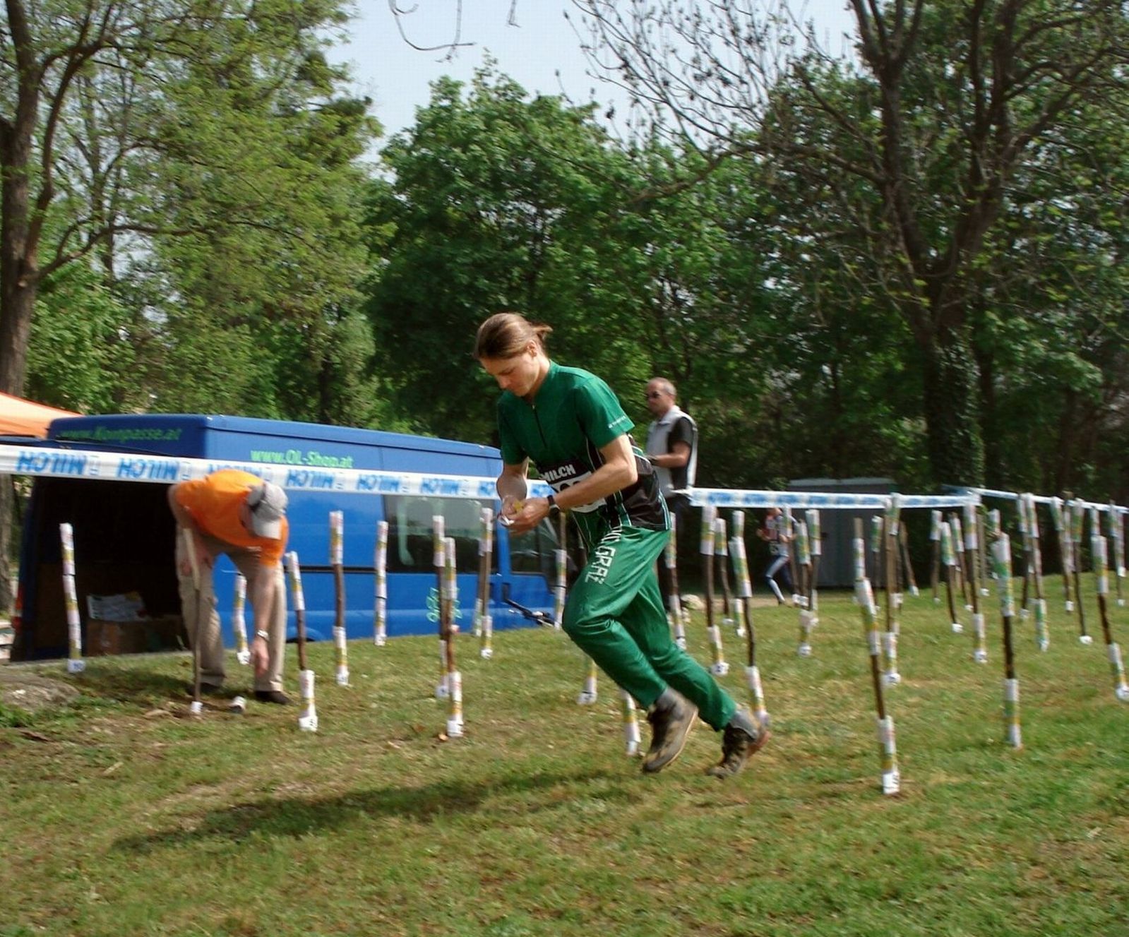 Christof Haingartner bei der Kartenaufnahme.